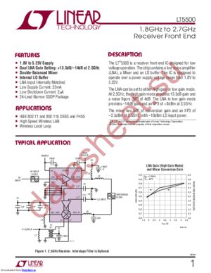 LT5500EGN#TR datasheet  