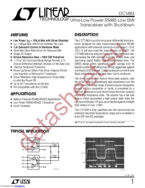 LTC1483CS8#TR datasheet  