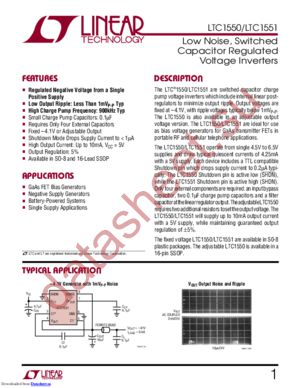 LTC1550CGN#TRPBF datasheet  