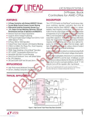 LTC3733CG#TRPBF datasheet  