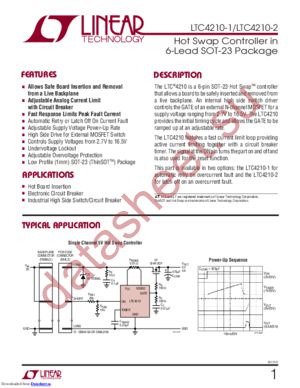 LTC4210-1IS6#TRM datasheet  