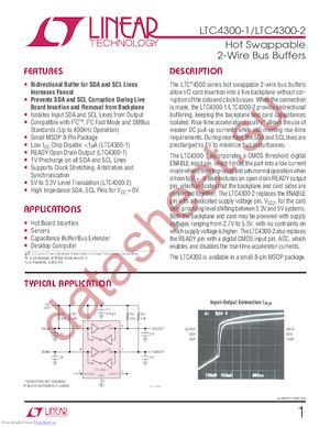 LTC4300-2CMS8#PBF datasheet  