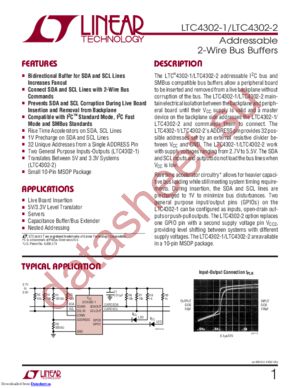 LTC4302IMS-2#TR datasheet  