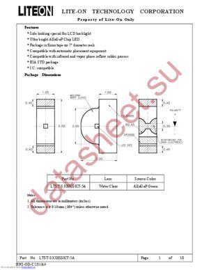 ltst-s320kgkt-5a datasheet  