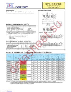 KW4-401CG datasheet  