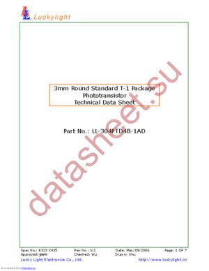 LL-304PTD4B-1AD datasheet  