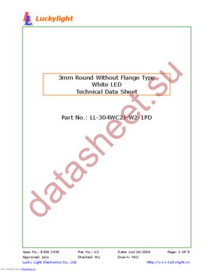 LL-304WC2J-W2-3PD datasheet  