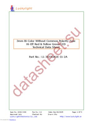 LL-307IGM2E-I1-2A datasheet  