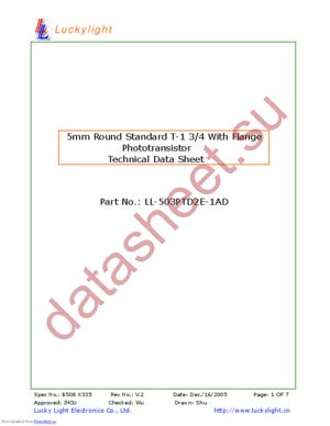 LL-503PTD2E-1AD datasheet  