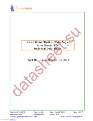 LL-434PGD2J-G5-3B-T datasheet  