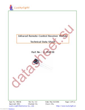 LL-M6038 datasheet  