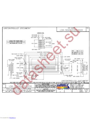 LCM-S02002DSR10332 datasheet  