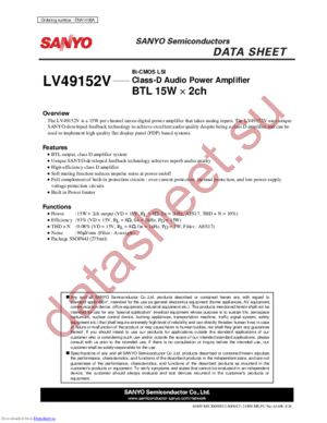 LV49152V datasheet  