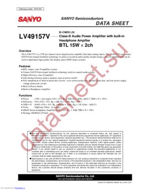 lv49157v datasheet  