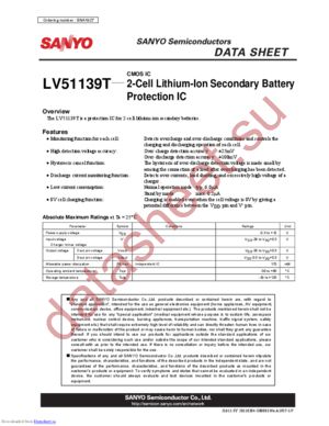 LV51139T datasheet  