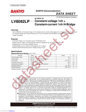 LV8082LP-TE-L-H datasheet  