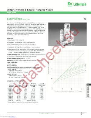 LVSP0005HXR datasheet  