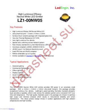 LZ1-00NW05 datasheet  
