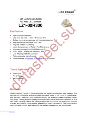 LZ1-10R300 datasheet  