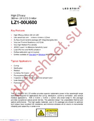 LZ1-00U600 datasheet  