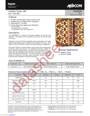 MAAP-008509-SMB004 datasheet  