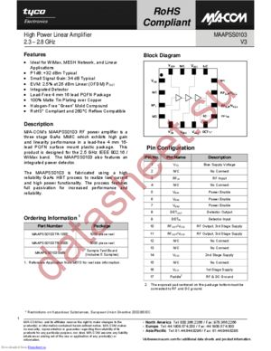 MAAPSS0103TR-1000 datasheet  