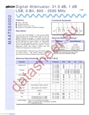 MAATSS0002SMB datasheet  