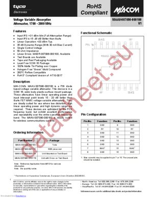 MAAV-007090-000100 datasheet  