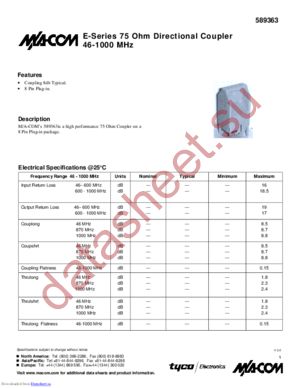 589363 datasheet  