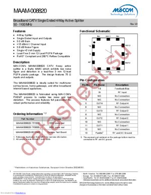 maam-008819 datasheet  