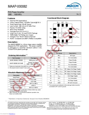 MAAP-000082-001SMB datasheet  