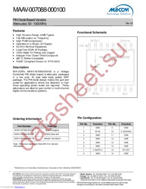 maav-007088-000100 datasheet  