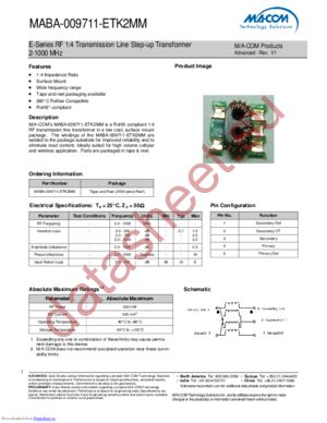 MABA-009711-ETK2MM datasheet  