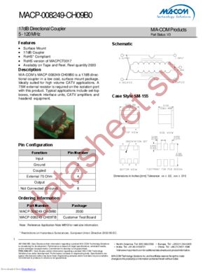 MACP-008249-CH09TB datasheet  