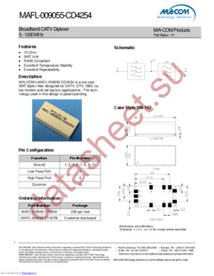 MAFL-009055-CD4254 datasheet  