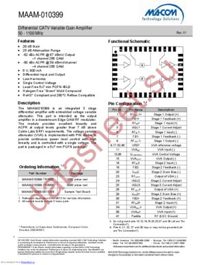 MAAM-010399 datasheet  