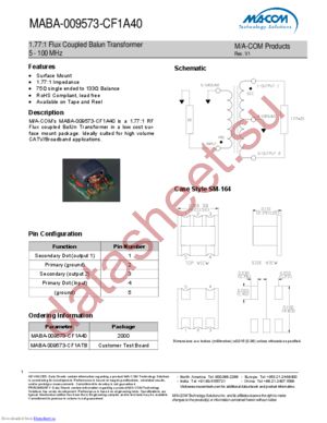 MABA-009573-CF1A40 datasheet  