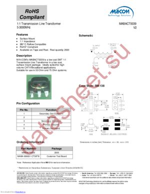 MABACT0039 datasheet  