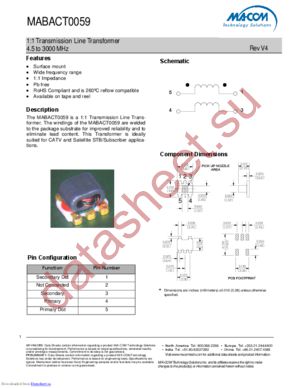 MABACT0059 datasheet  