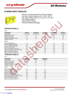 M-IAC5A datasheet  