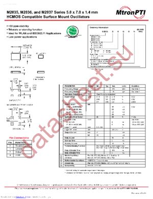 M2037 datasheet  