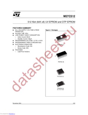 M27C51215F6 datasheet  