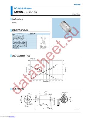 M36N-3 datasheet  