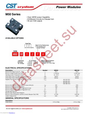 M5010015 datasheet  