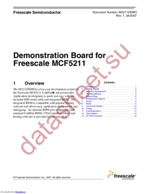 M5211DEMO datasheet  