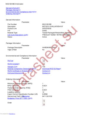 M5213EVBE datasheet  