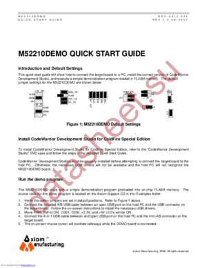 M52210DEMO datasheet  