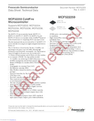 MCF52259CVN80 datasheet  