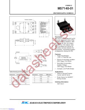 m57140 datasheet  