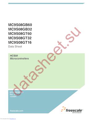 MC9S08GT32CFBE datasheet  